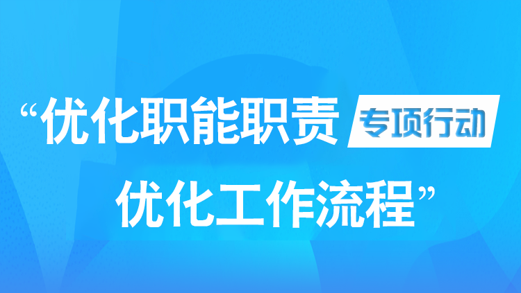 優(yōu)化職能職責(zé)、專(zhuān)項(xiàng)行動(dòng)、優(yōu)化工作流程